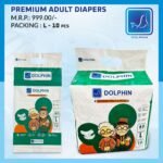 Dolphin Premium Adult Diapers - 10pcs